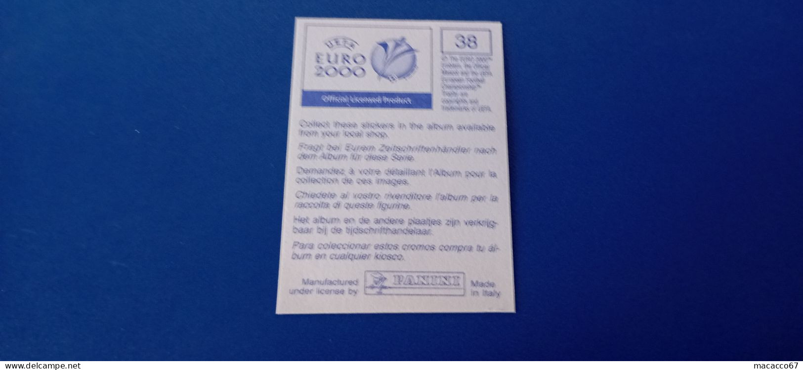 Figurina Panini Euro 2000 - 038 Petre Romania - Edition Italienne