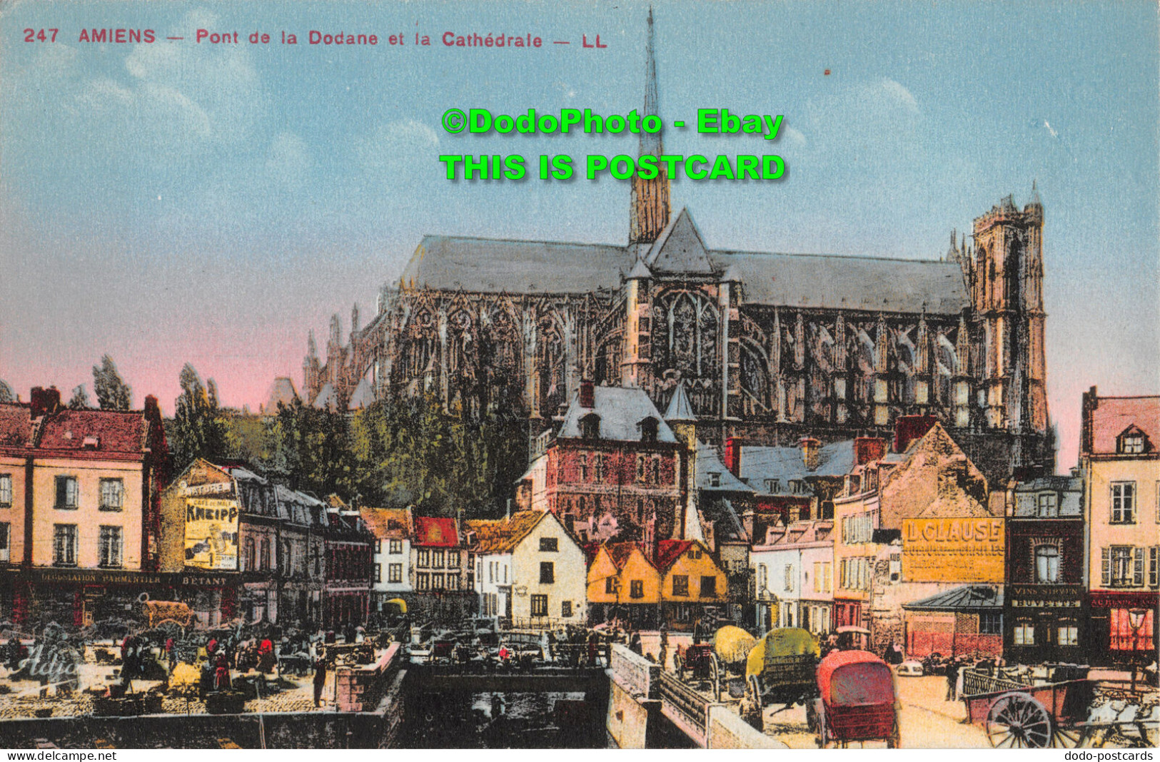 R353880 Amiens. Pont De La Dodane Et La Cathedrale. LL. 247. Les Belles - World