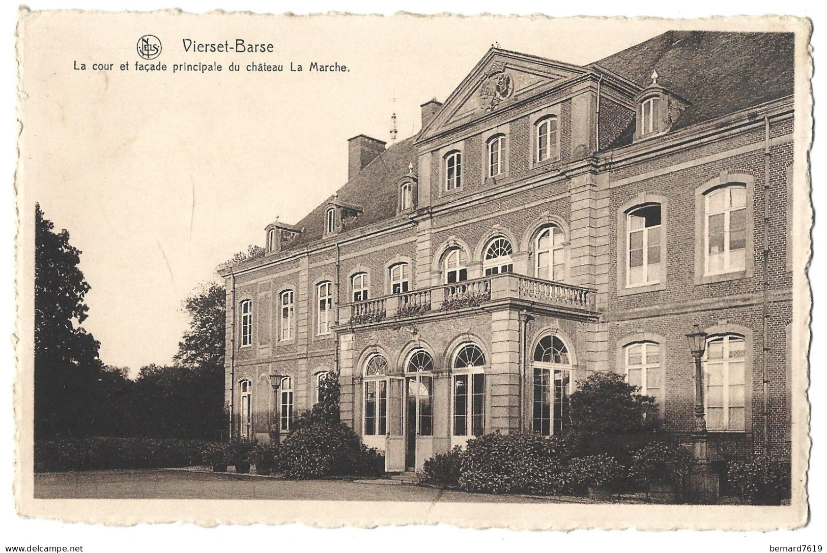 Belgique - Vierset Barse -  La Cour Et Facade Principale Du Chateau La Marche - Modave