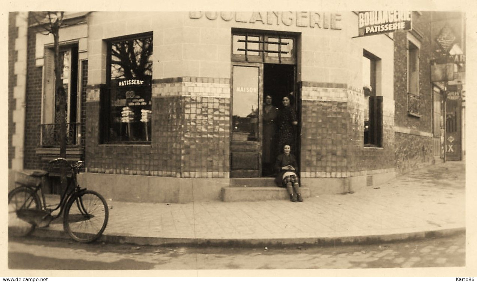 Les Sables D'olonne * 2 Photos Ancienne * Boulangerie Pâtisserie Maison ... * 11x7cm - Sables D'Olonne