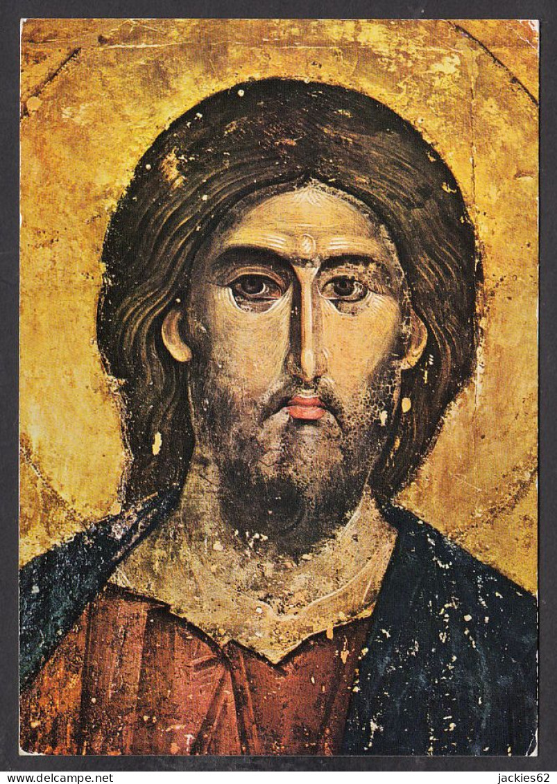 095555/ Icône, *Christ Pantocrator*, Serbie, XIIIe. - Paintings, Stained Glasses & Statues
