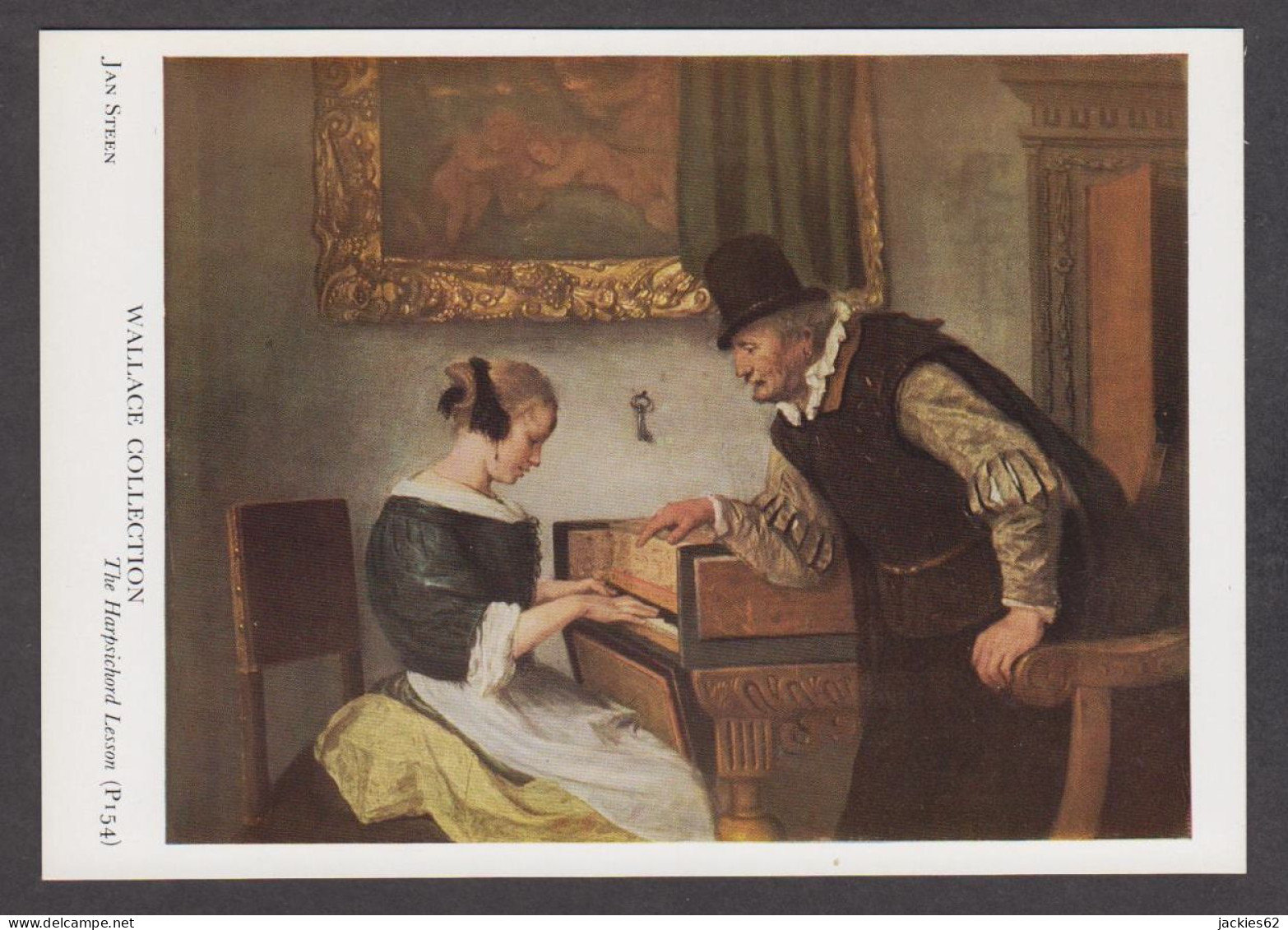PS146/ Jan STEEN, *The Harpsichord Lesson*, Londres, Wallace Collection - Peintures & Tableaux