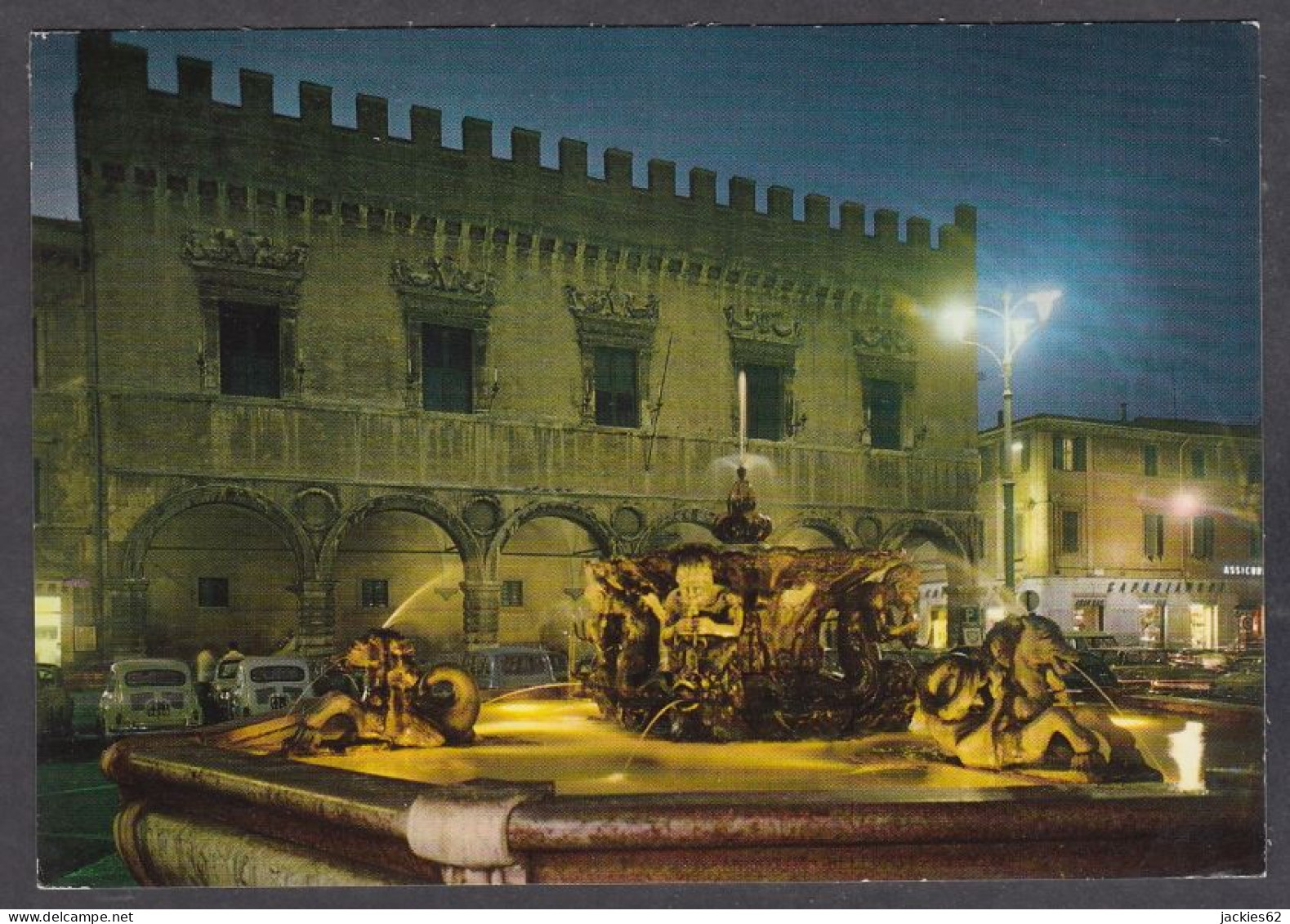 126681/ PESARO, Piazza Del Popolo, Notturno - Pesaro