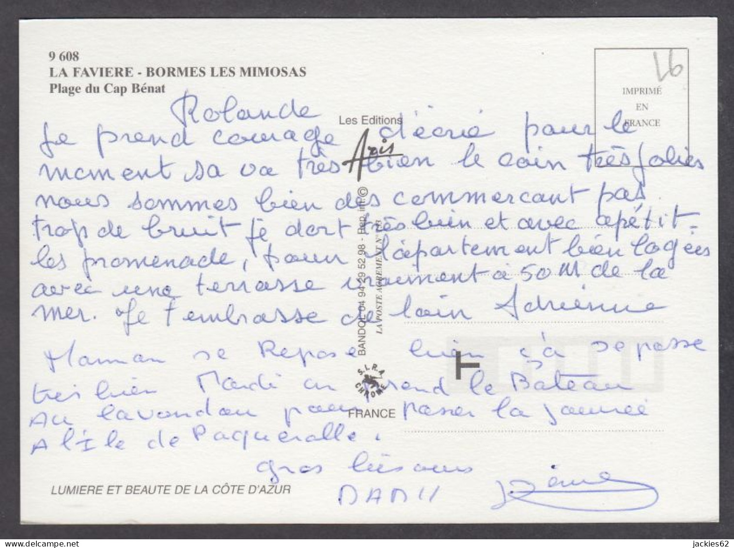 122298/ BORMES-LES-MIMOSAS, La Favière, Plage Du Cap Bénat - Bormes-les-Mimosas