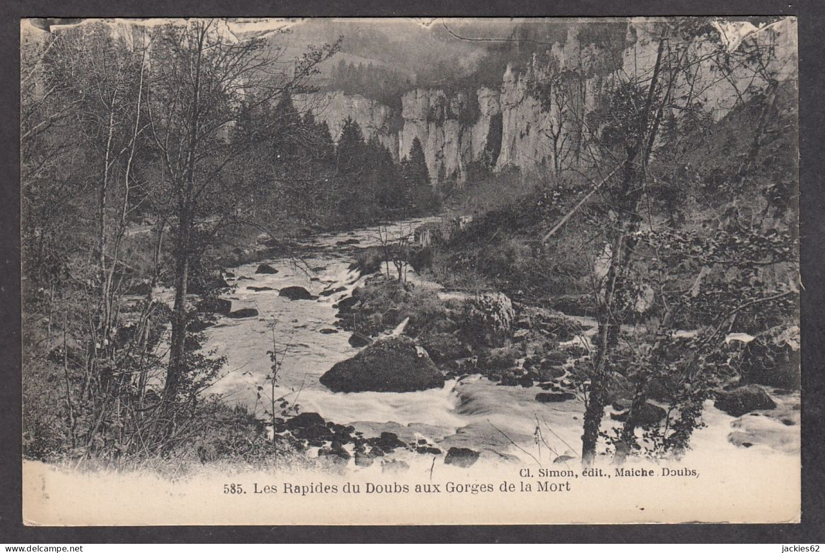 100339/ Les Rapides Doubs Aux Gorges De La Mort - Autres & Non Classés