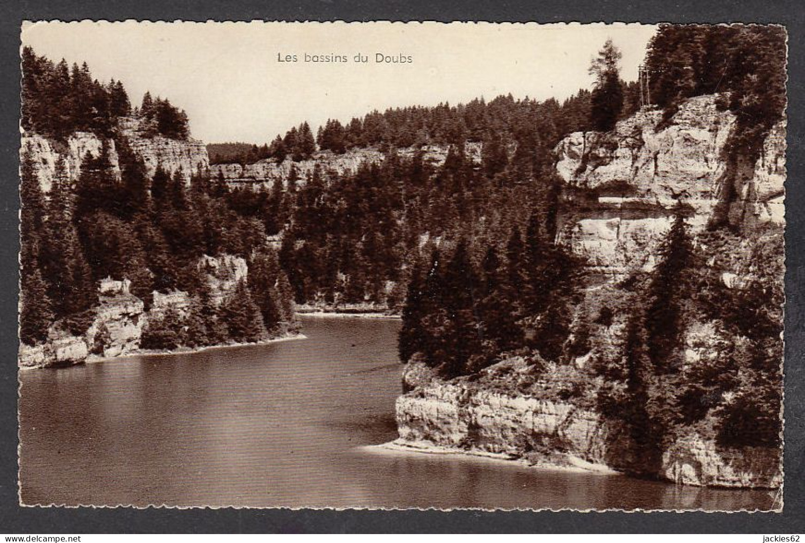 100329/ VILLERS-LE-LAC, Les Bassins Du Doubs, Rocher Louis-Philippe Et Rocher De La Vierge - Autres & Non Classés