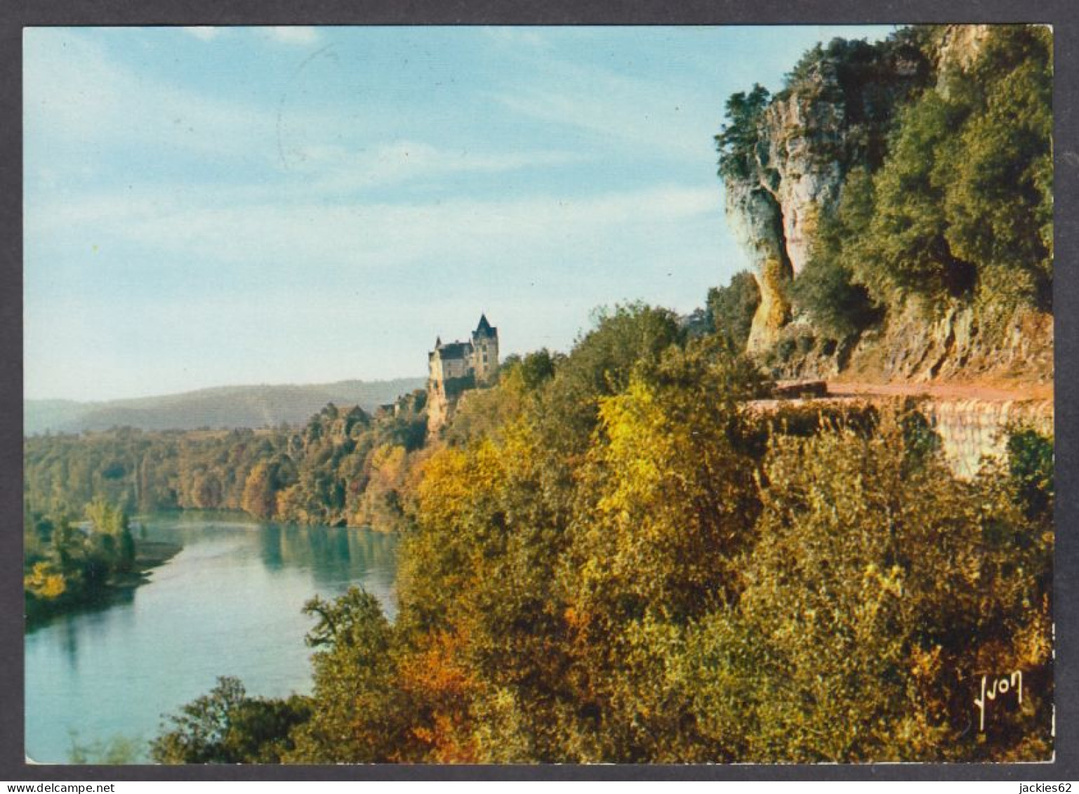 130213/ VITRAC, Les Rives De La Dordogne Et Le Single De Carsac Que Domine Le Château De Montfort - Sonstige & Ohne Zuordnung