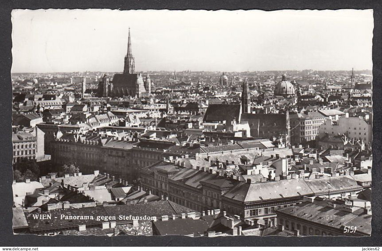 108006/ WIEN, Panorama Gegen Stefansdom - Autres & Non Classés