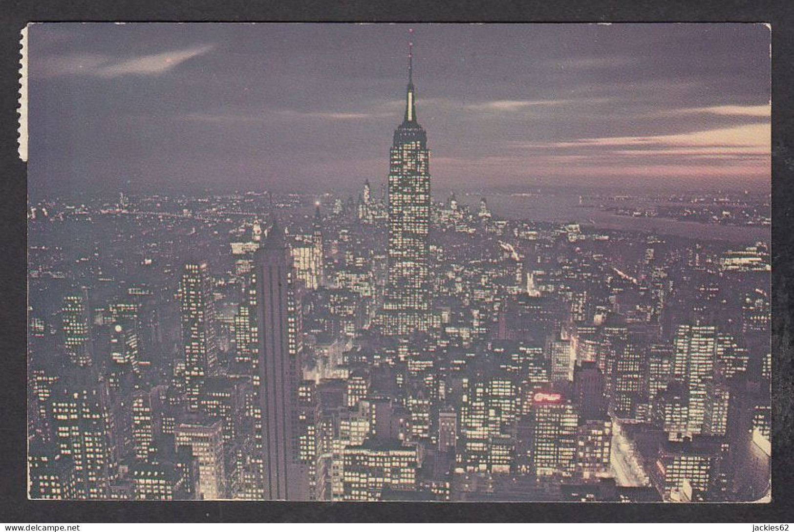 115132/ NEW YORK CITY At Night With Empire State Building - Multi-vues, Vues Panoramiques