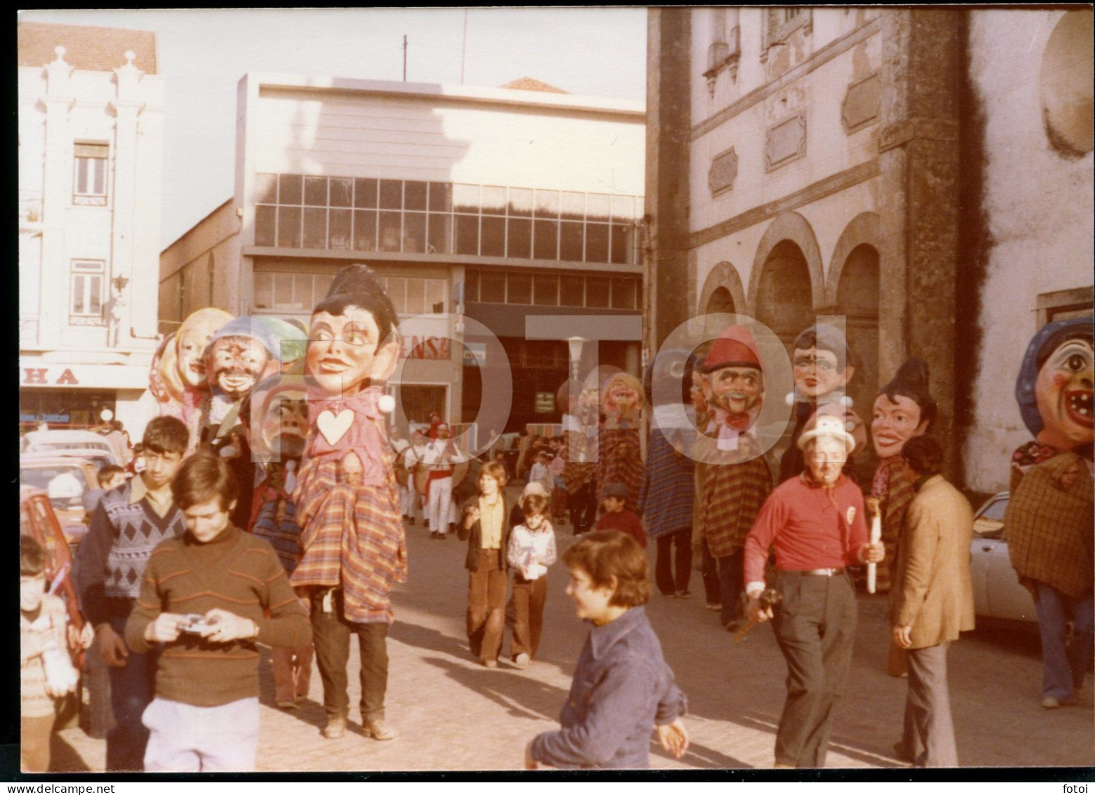 5 PHOTOS SET 1979 REAL AMATEUR FOTO PHOTO CARNIVAL CARNAVAL TORRES VEDRAS PORTUGAL AT344 - Afrika