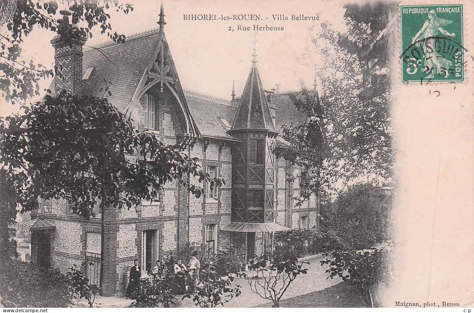 Bihorel Les Rouen - Villa Bellevue  -  CPA °J - Bihorel
