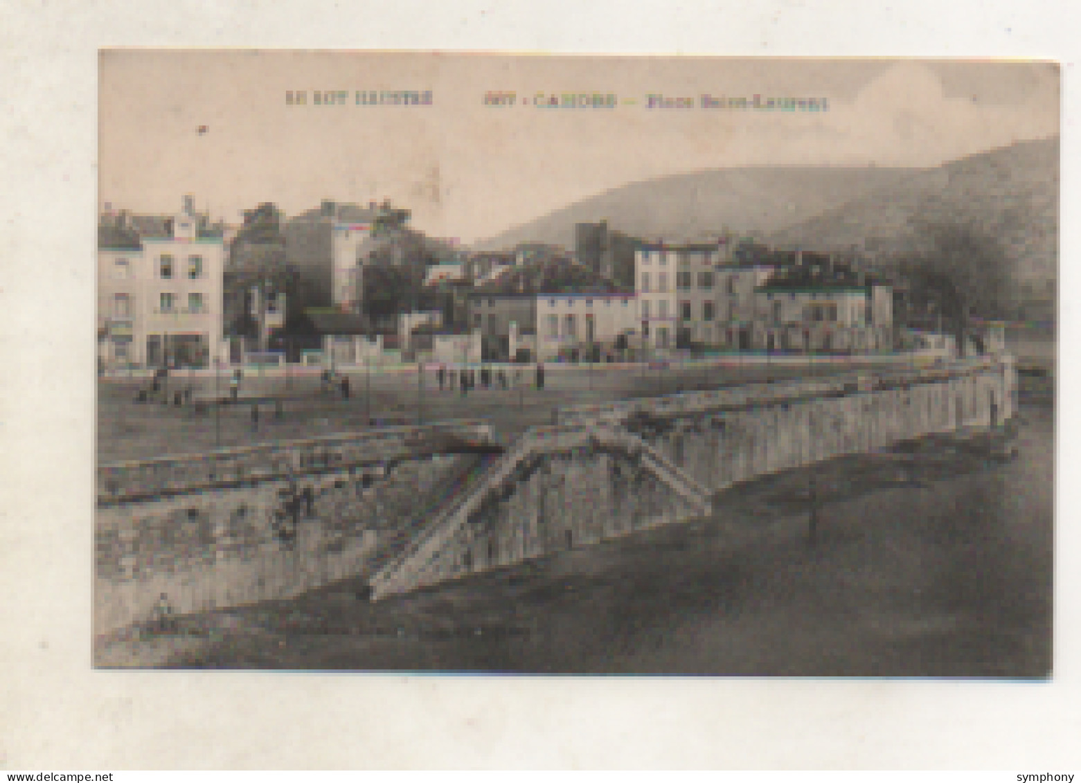 46. CPA - CAHORS - Place Saint Laurent - 1911 - - Cahors