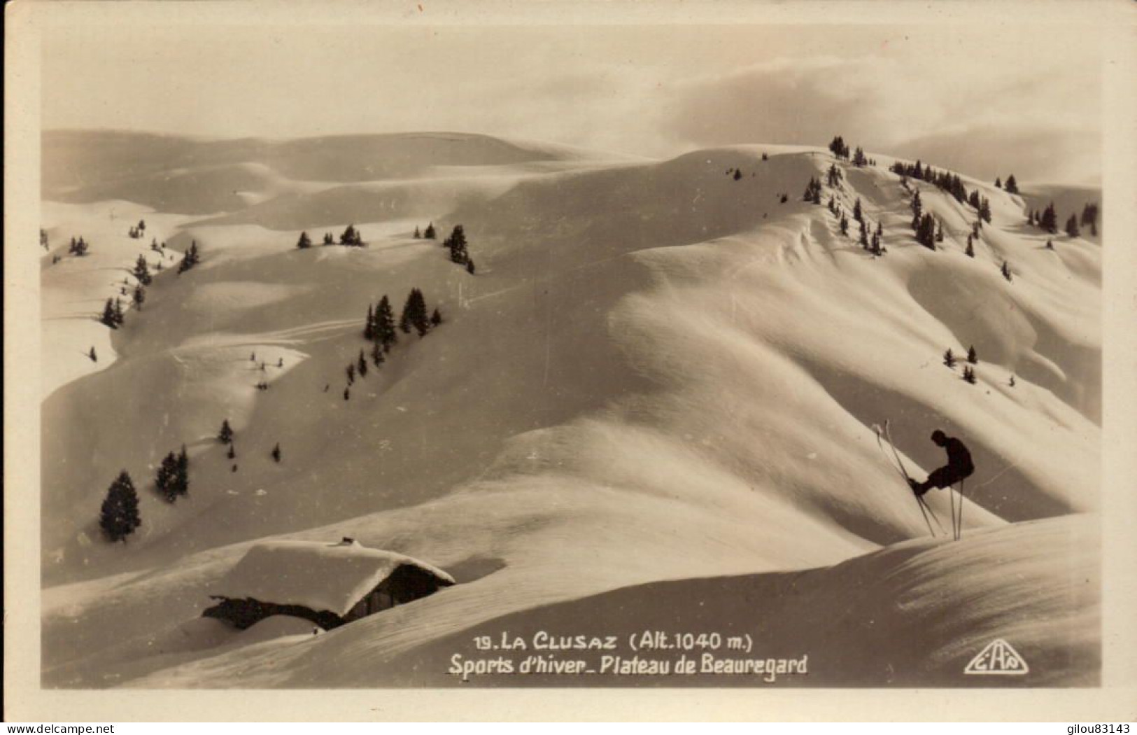 Haute Savoie, La Clusaz, Sports D Hiver, Plateau De Beauregard - La Clusaz