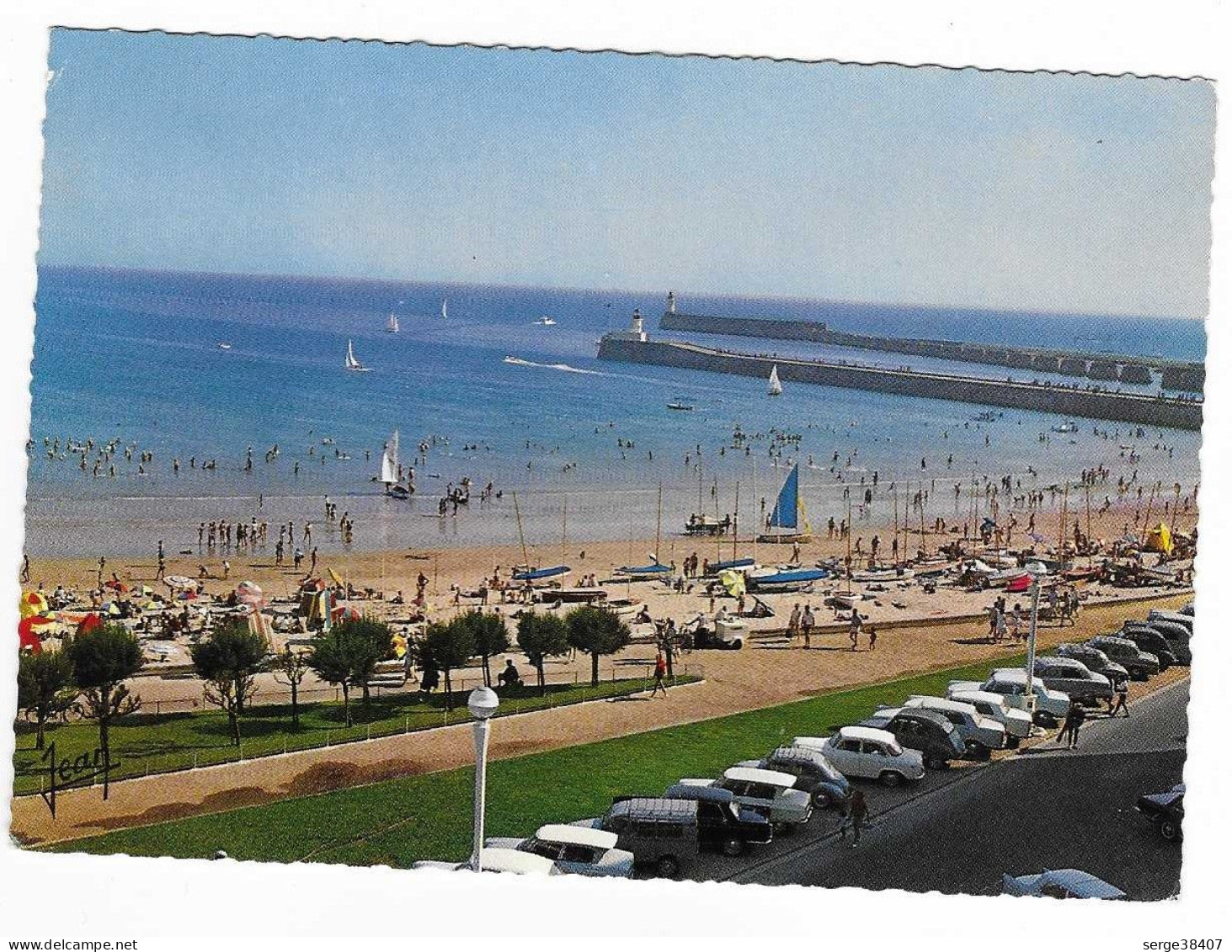 Les Sables D'Olonne - Ami6 - 2CV - Entrée Du Port Vu De La Plage - N°20714.8   # 5-24/15 - Sables D'Olonne