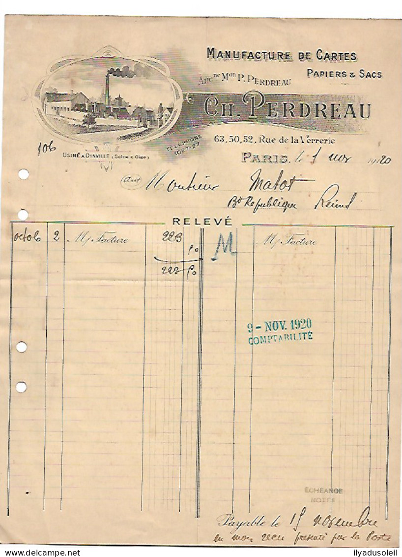 75 Paris Manufacture De Cartes Ch Perdreau 1920 - 1900 – 1949