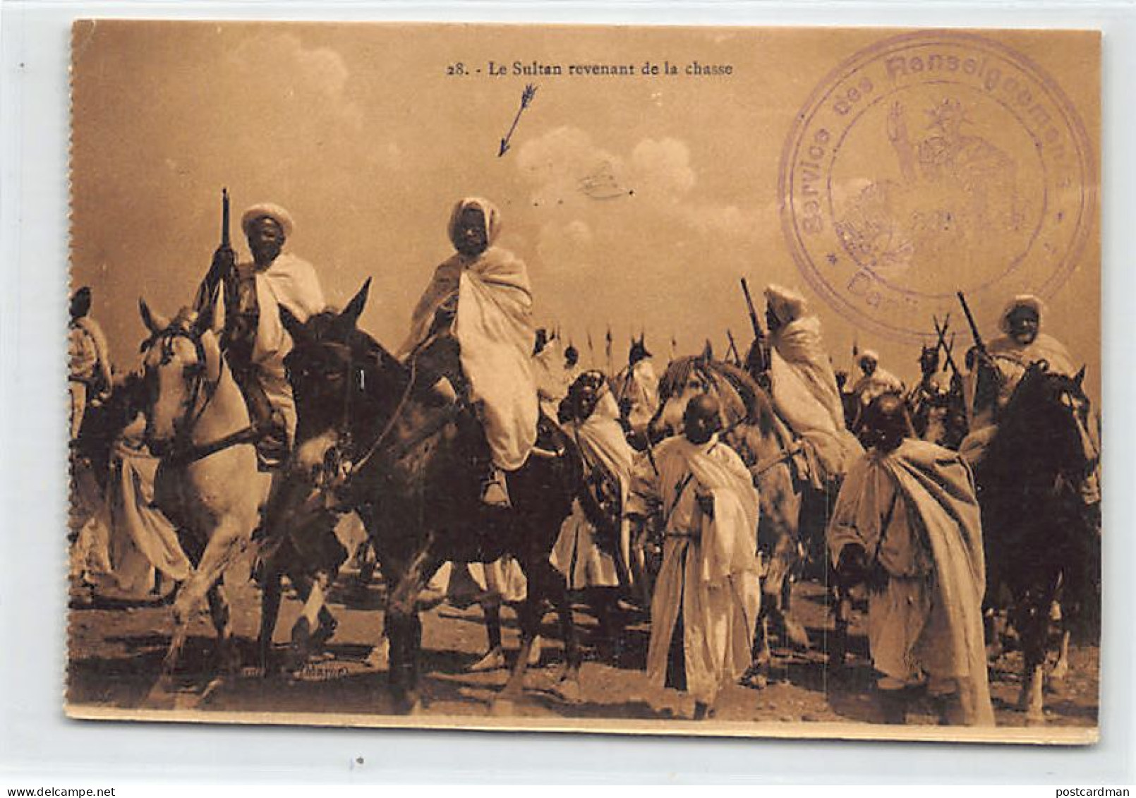 Maroc - FEZ Fès - Le Sultan Moulay Youssef Revenant De La Chasse - Ed. Niddam Et Assuline 28 - Fez (Fès)
