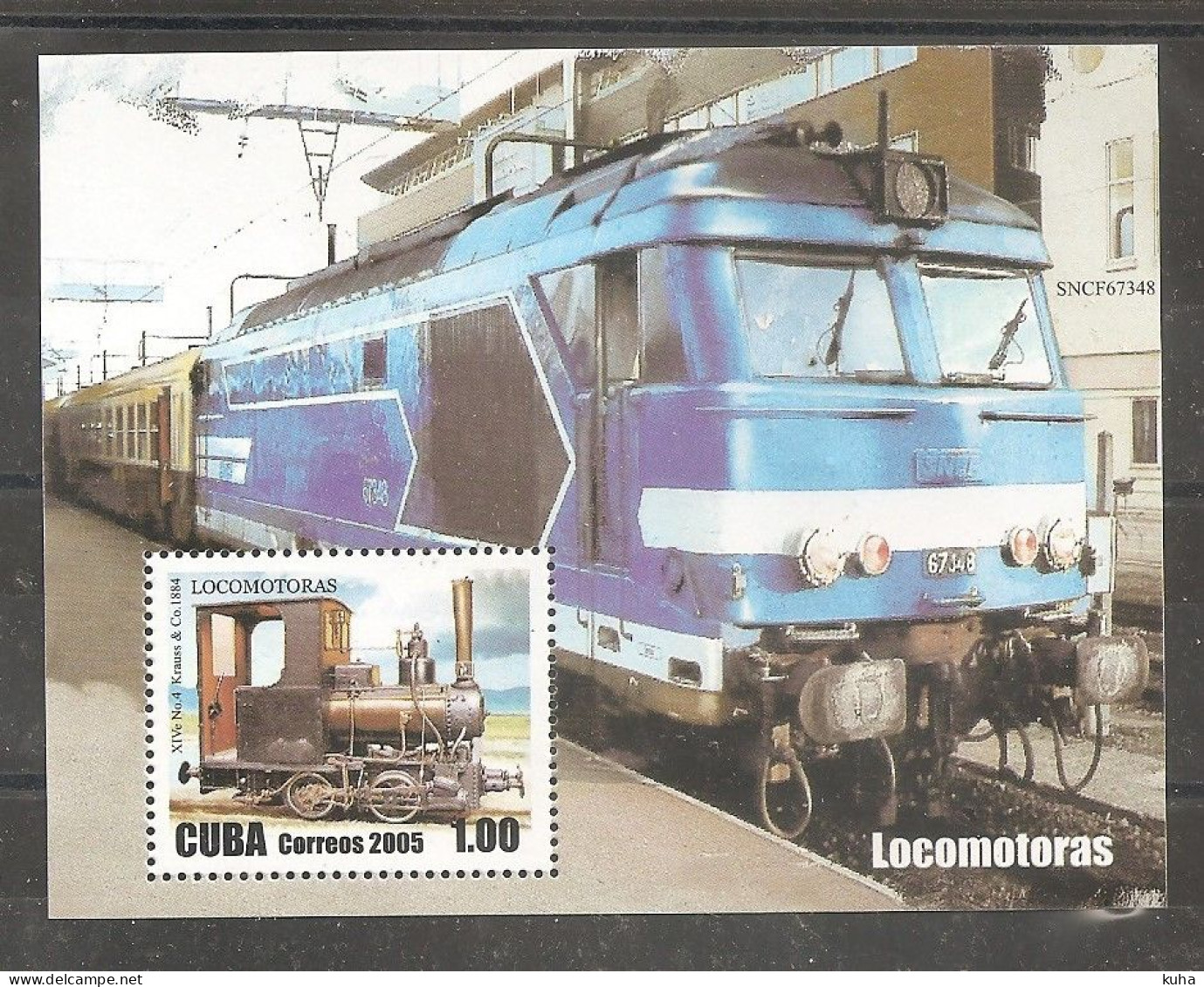 Cuba Train  MNH - Eisenbahnen