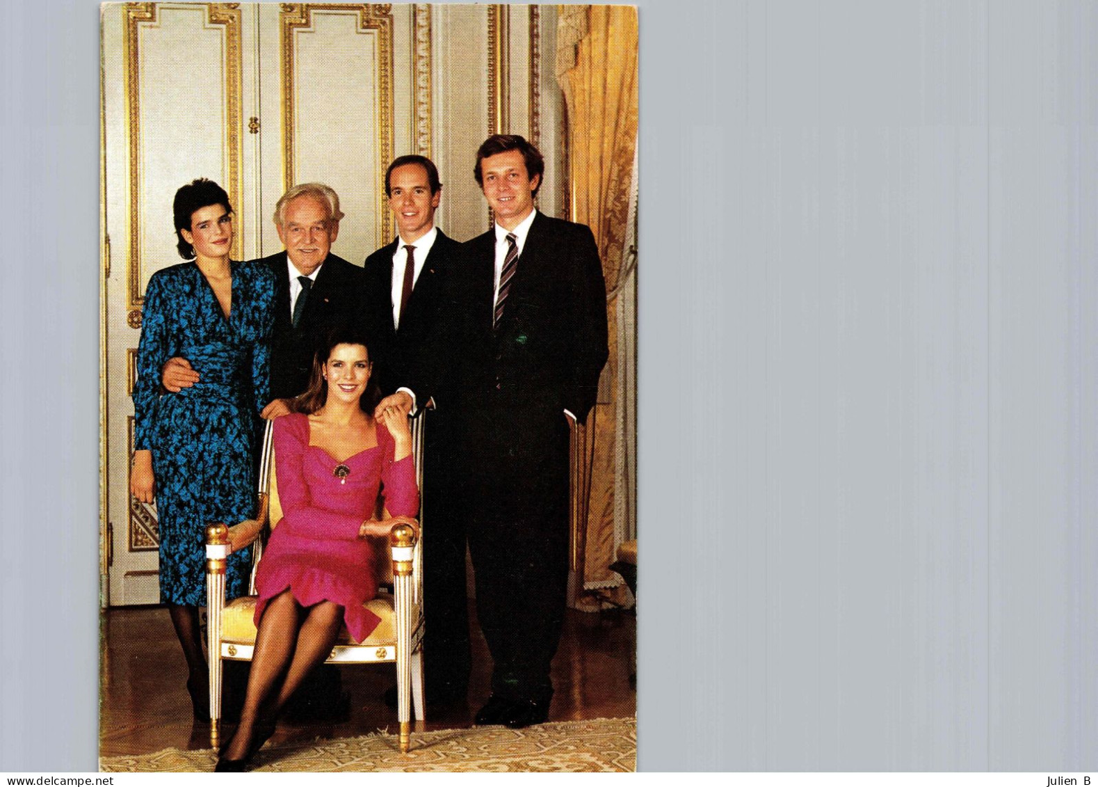 Prince Souverain, Prince Albert, Princesse Caroline, Princesse Stéphanie De Monaco, M. Stefano Casiraghi - Familles Royales