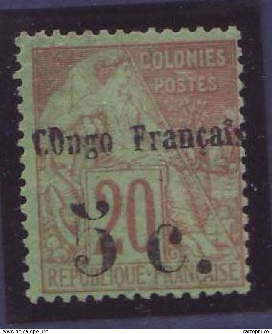 Congo Nï°4 * Dubois 5c Sur 20c TTB - Neufs