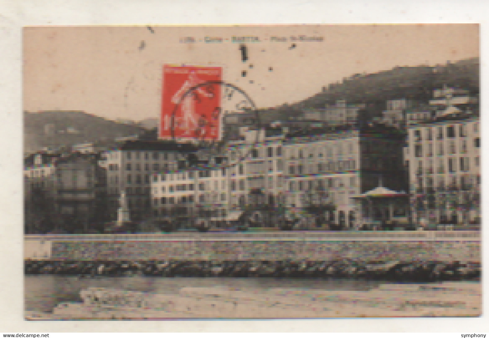 20. CPA - BASTIA - Place Saint Nicolas - 1910 - - Bastia
