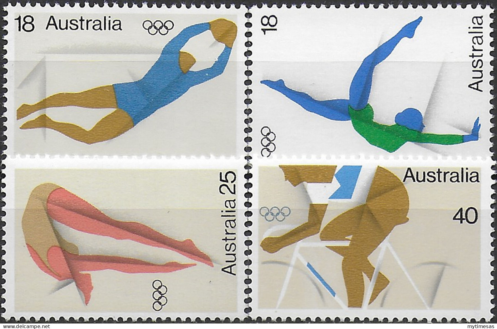 1976 Australia Olympic Games 4v. MNH SG. N. 623/26 - Sonstige & Ohne Zuordnung