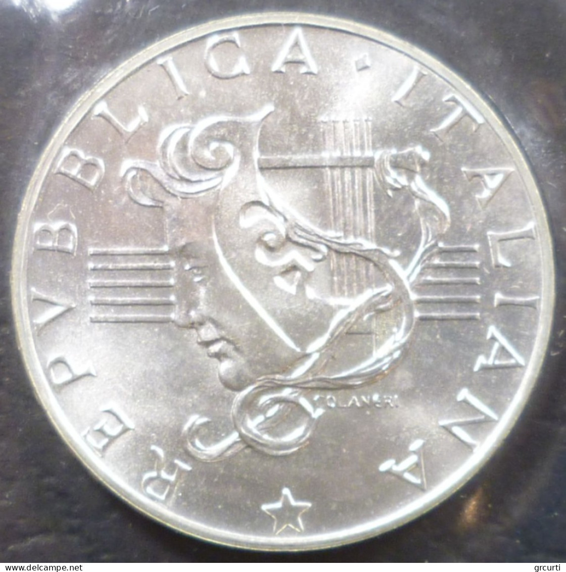 Italia - 500 Lire 1985 - Anno Europeo Della Musica - Gig# 424 - KM# 117 - 500 Lire