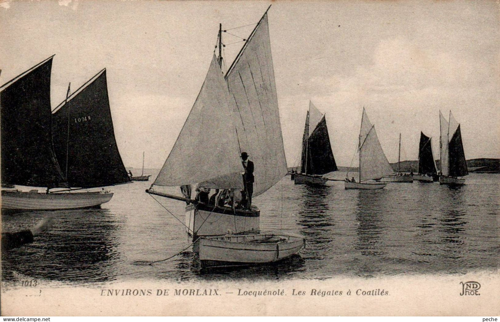 N°2723 W -cpa Environs De Morlaix -Locquénolé -les Régates à Coatilés- - Morlaix