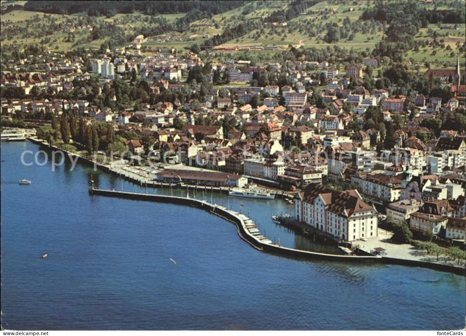 12011639 Rorschach Bodensee Fliegeraufnahme Mit Kornhaus Rorschach - Other & Unclassified