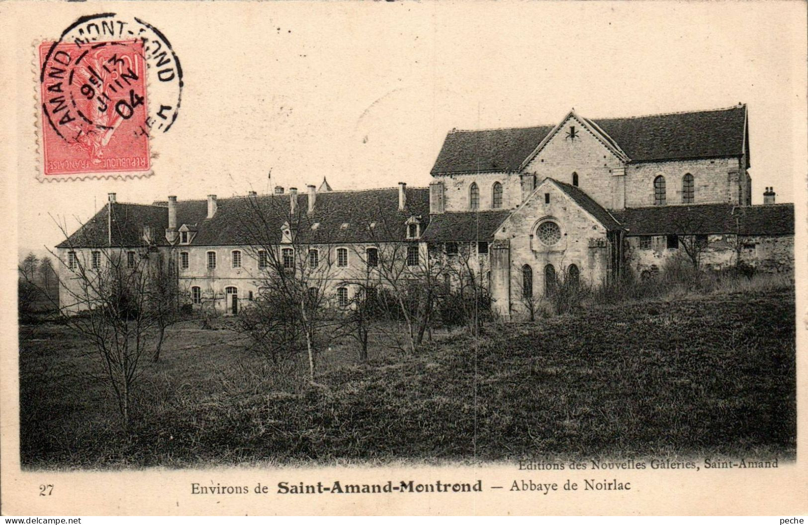 N°2725 W -cpa Saint Amand Montrond -abbaye De Noirlac- - Saint-Amand-Montrond