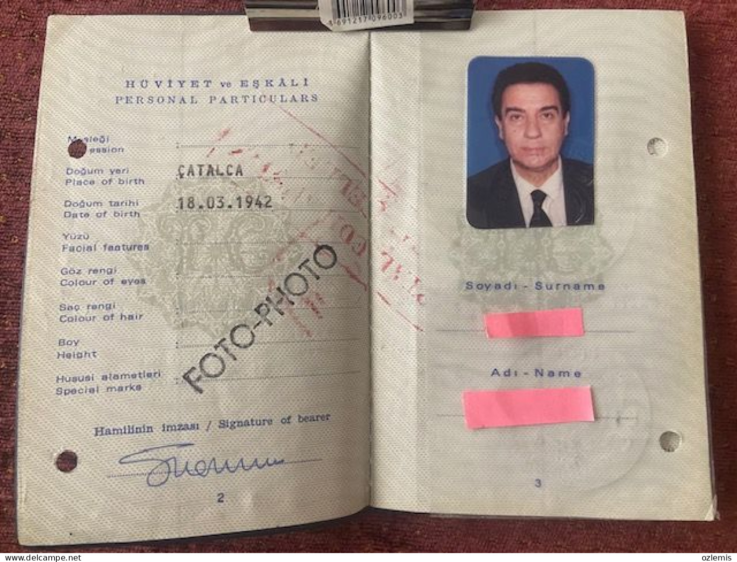 PASSPORT  PASSEPORT, 1994 ,USED,DEUTSCHLAND, SUISSE,,VİSA - Collections