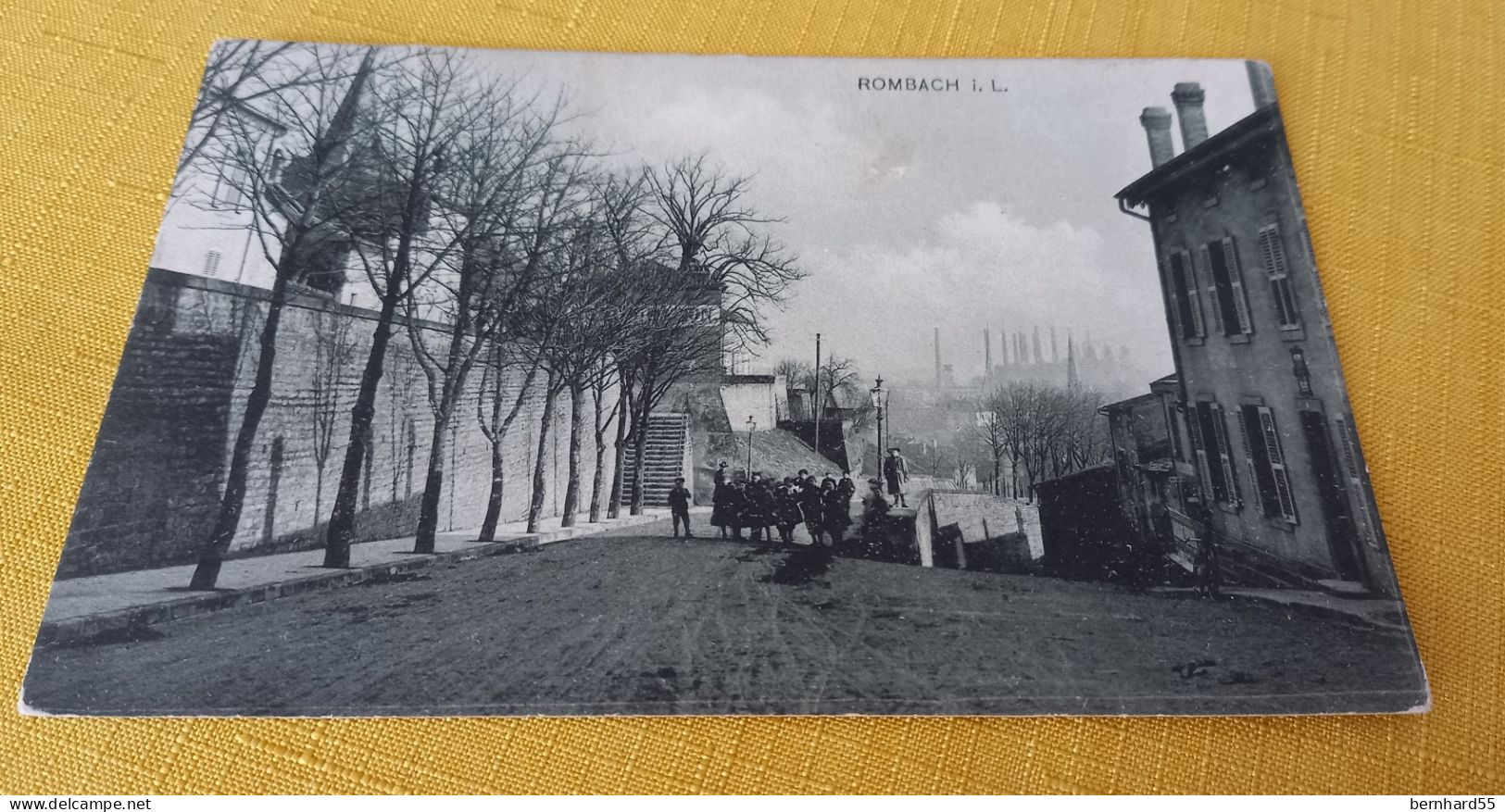 Rombach I. L. Schwarz-weiß Postalisch Nicht Gelaufen Moselle Lorraine - Autres & Non Classés