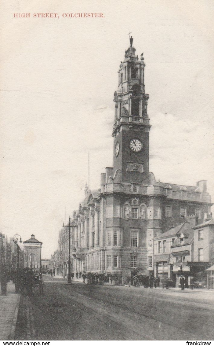 Postcard - High Street, Colchester No Card No. - Circa 1915  - Very Good - Zonder Classificatie