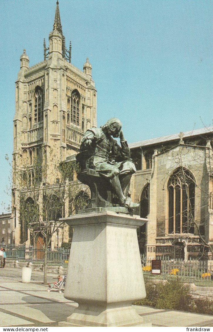 Postcard - St. Peter Mancroft Church And Statue Of Sir Thomas Browne - Card No.kn211  - Very Good - Ohne Zuordnung