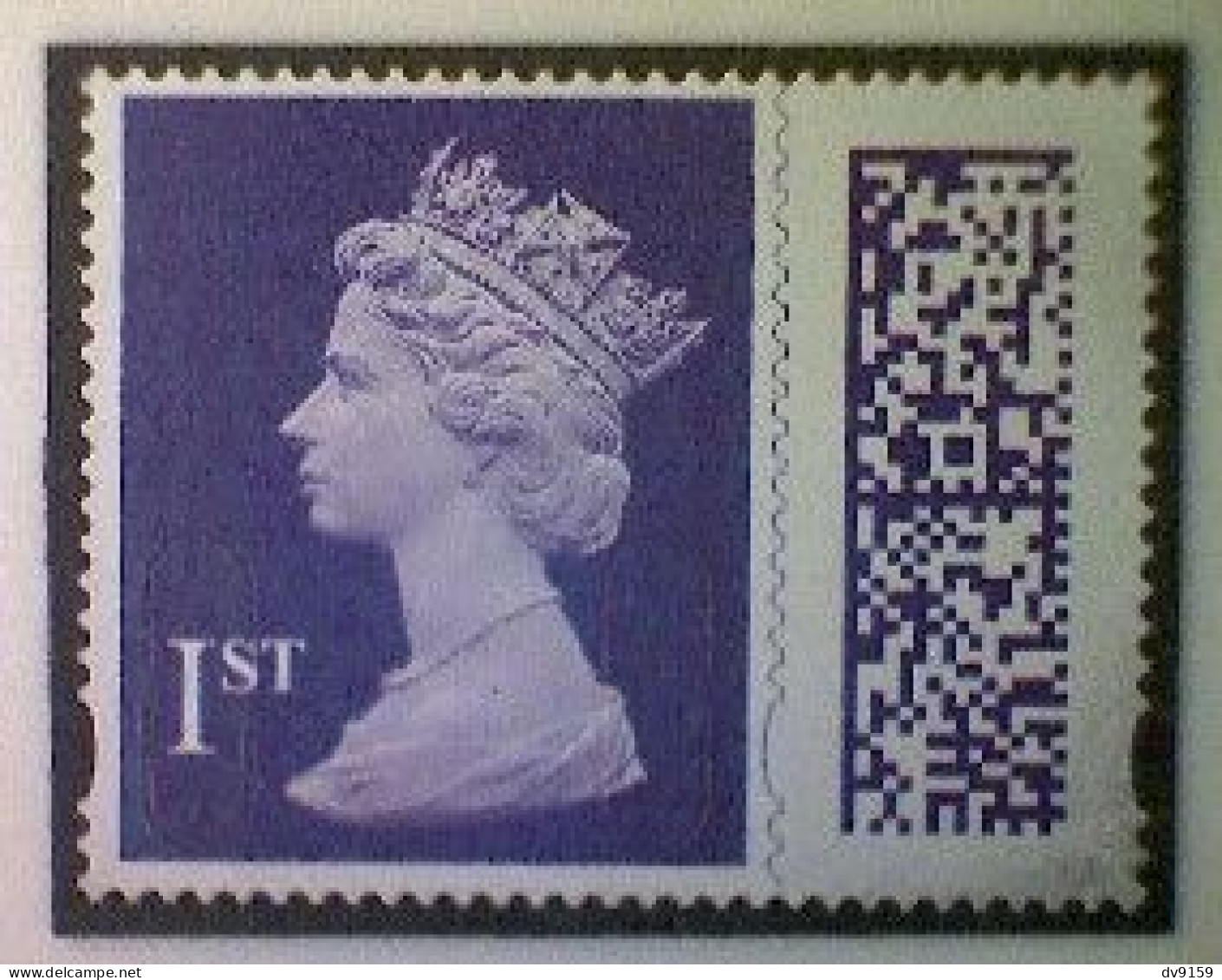 Great Britain, Scott MH501, Used (o), 2022 Machin (MEIL/M22L) Queen Elizabeth II, 1st, Violet - Série 'Machin'