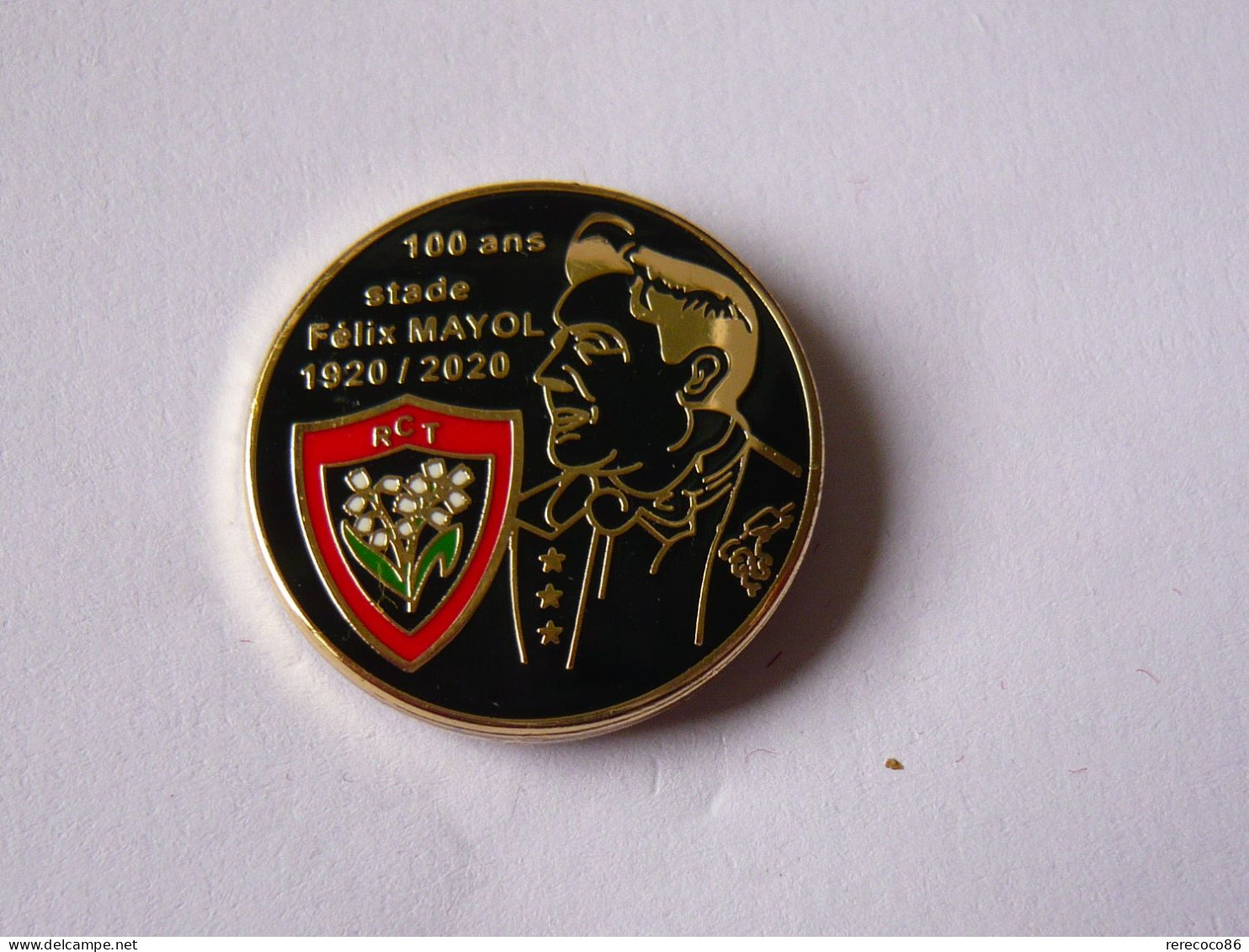 Pins SPORT RUGBY FELIX MAYOL 100 ANS HOMMAGE CHANTEUR DONNATEUR NEUF - Rugby