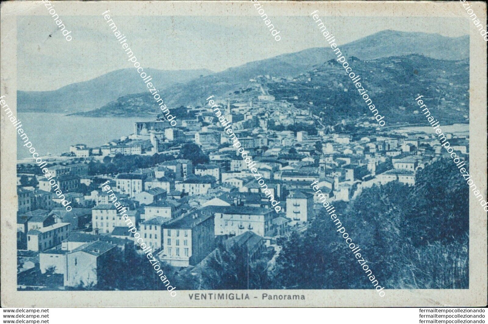 Bq215 Cartolina Ventimiglia Panorama Provincia Di Imperia - Imperia