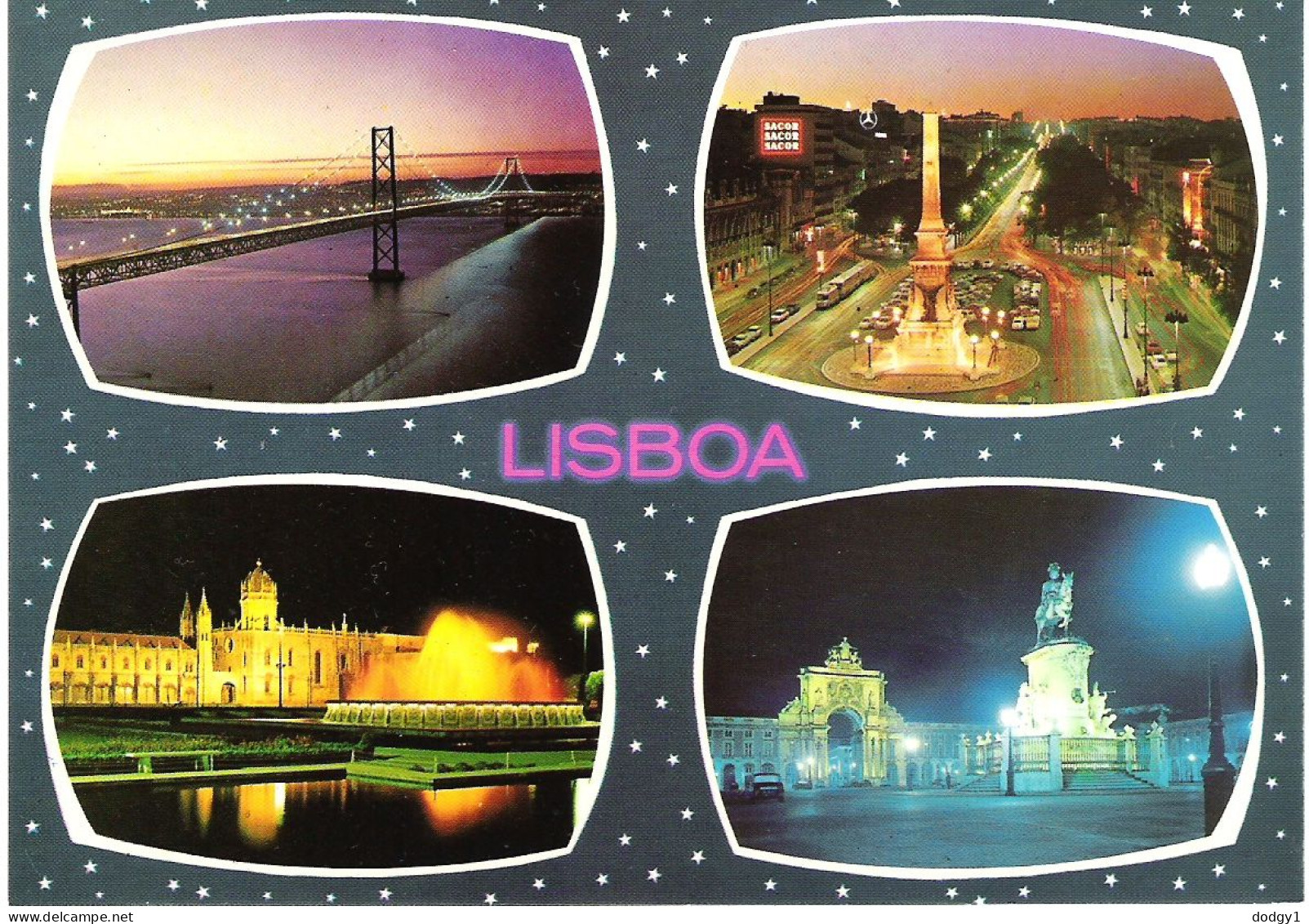 SCENES FROM LISBON, PORTUGAL. UNUSED POSTCARD My8 - Lisboa