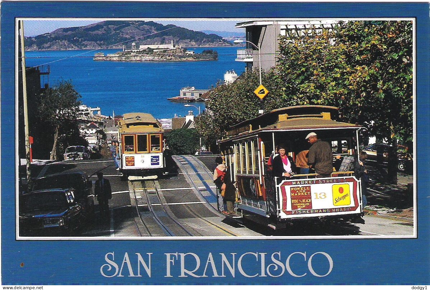 CABLE CARS, SAN FRANCISCO, CALIFORNIA, UNITED STATES. UNUSED POSTCARD My8 - San Francisco