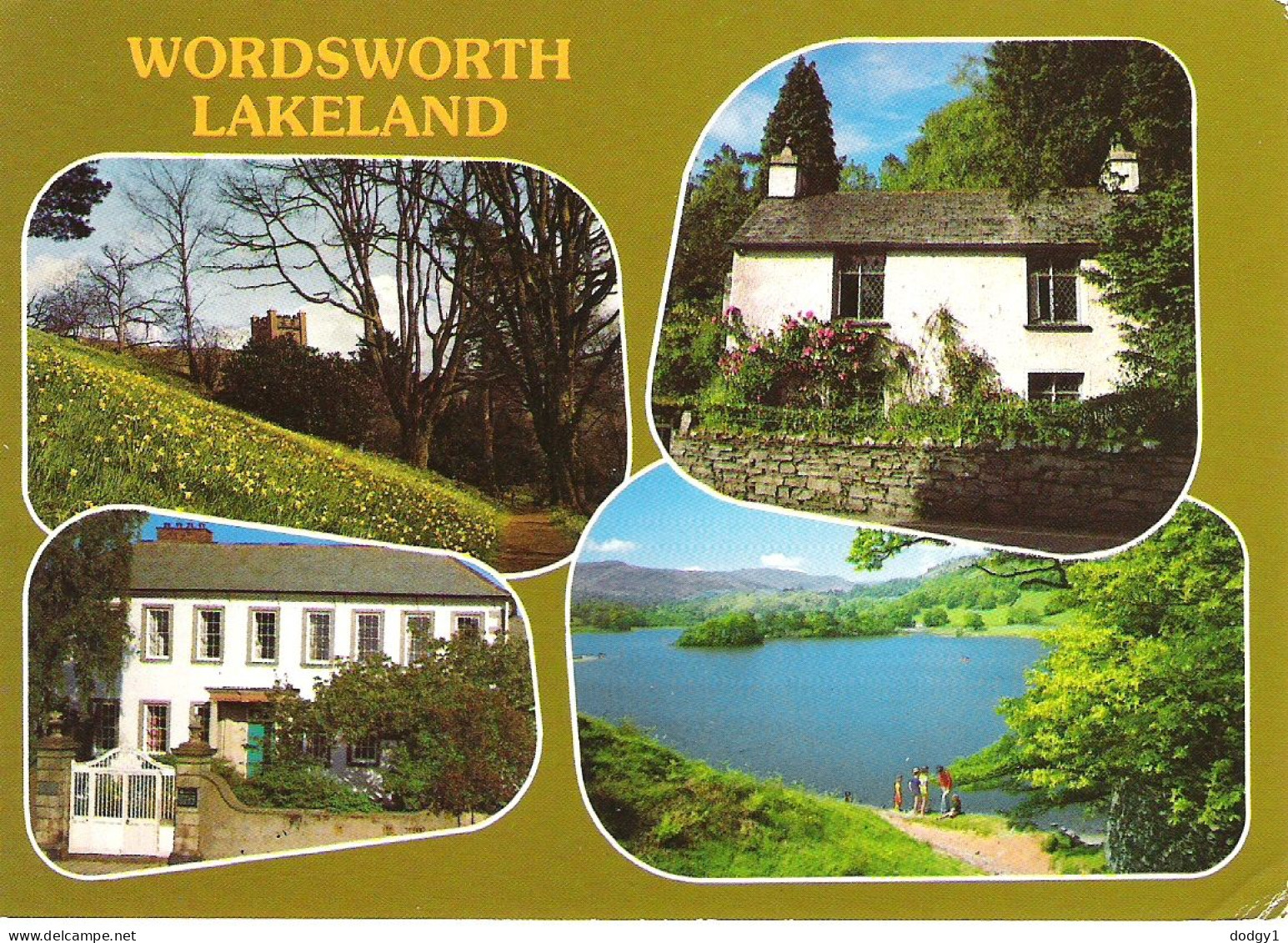 WORDSWORTH'S LAKELAND, CUMBRIA. USED POSTCARD My8 - Other & Unclassified