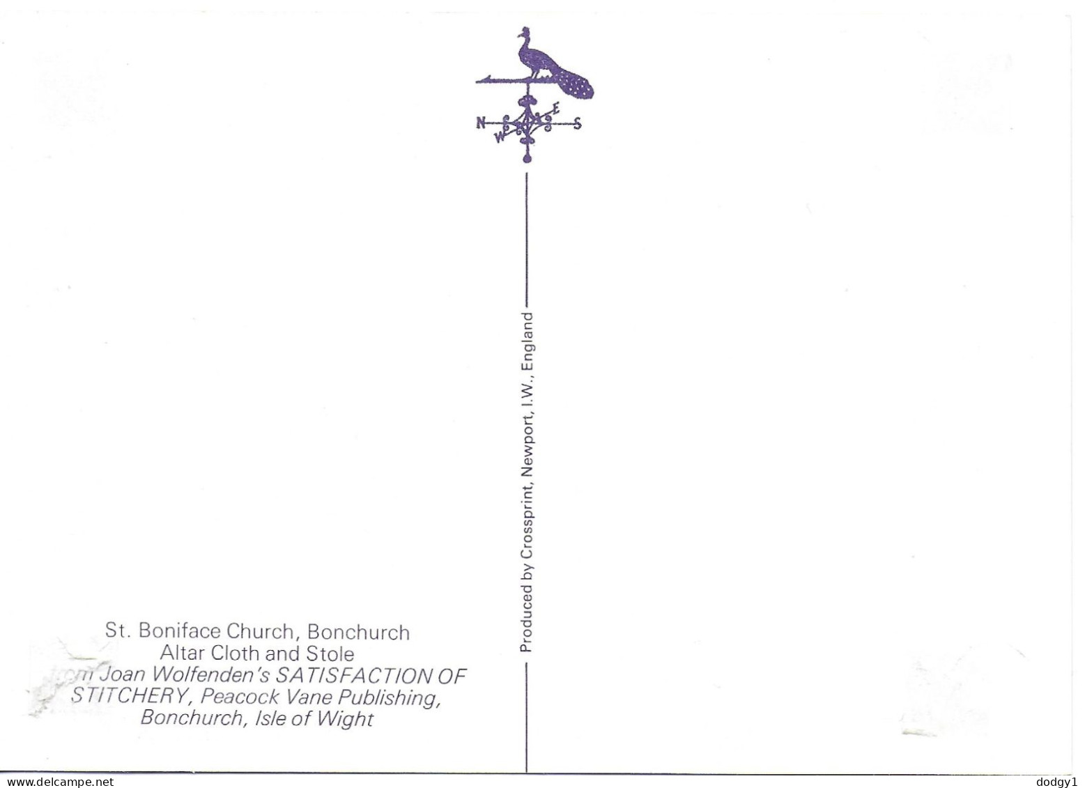 ST. BONIFACE CHURCH, BONCHURCH, ISLE OF WIGHT, ENGLAND. UNUSED POSTCARD   My8 - Churches & Convents
