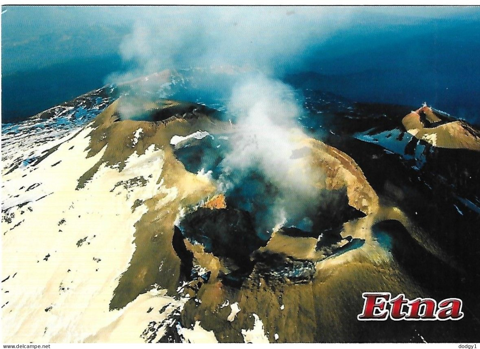 MOUNT ETNA, SICILY, ITALY. UNUSED POSTCARD My8 - Other & Unclassified