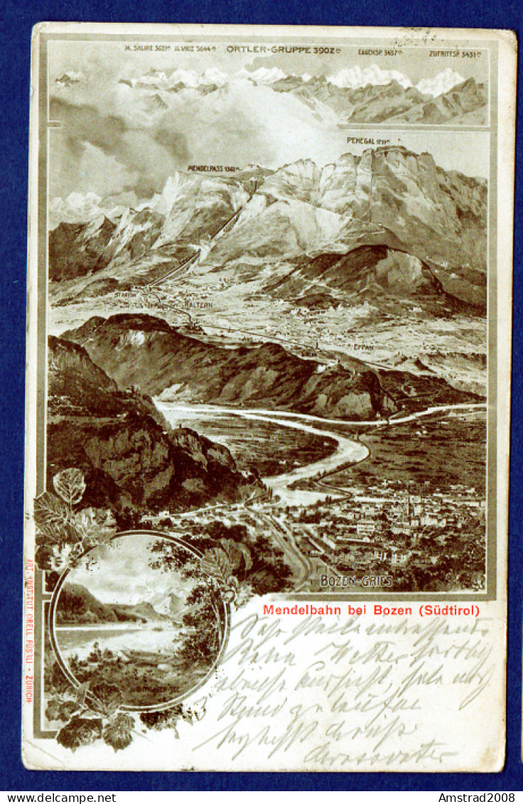 1905 - MENDELBAHN BEI BOZEN - SUDTIROL - ITALIE - Bolzano (Bozen)