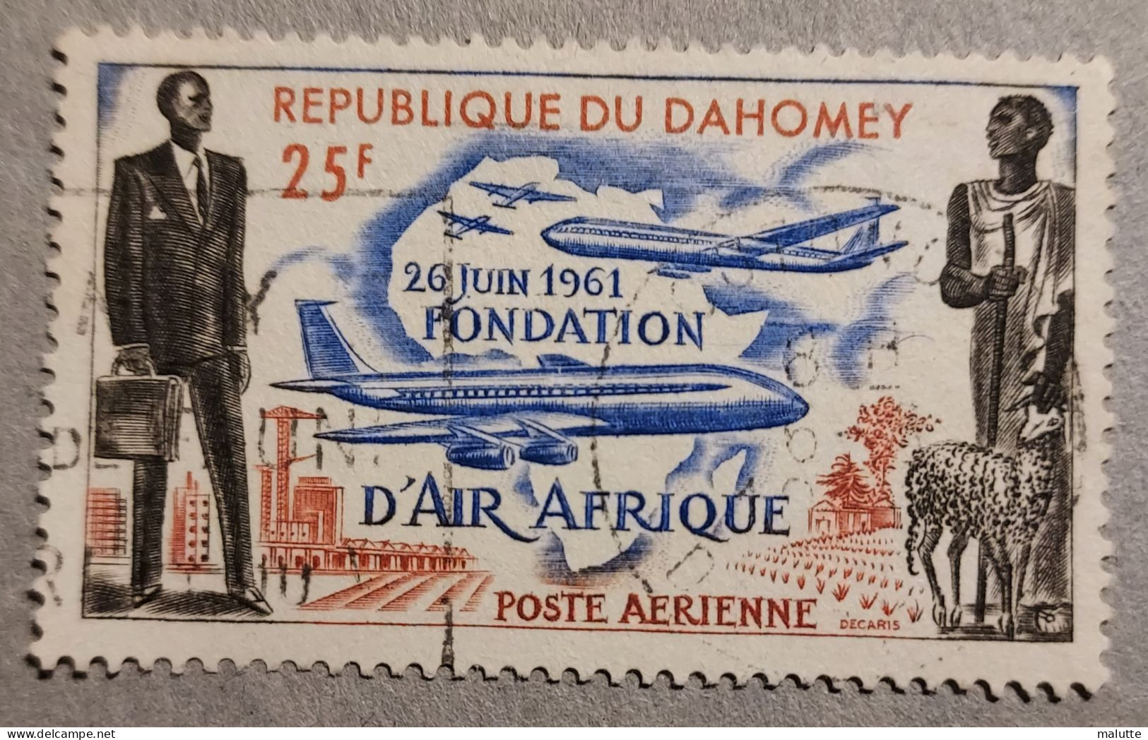 Dahomey YT 21 PA Oblitéré - Bénin – Dahomey (1960-...)