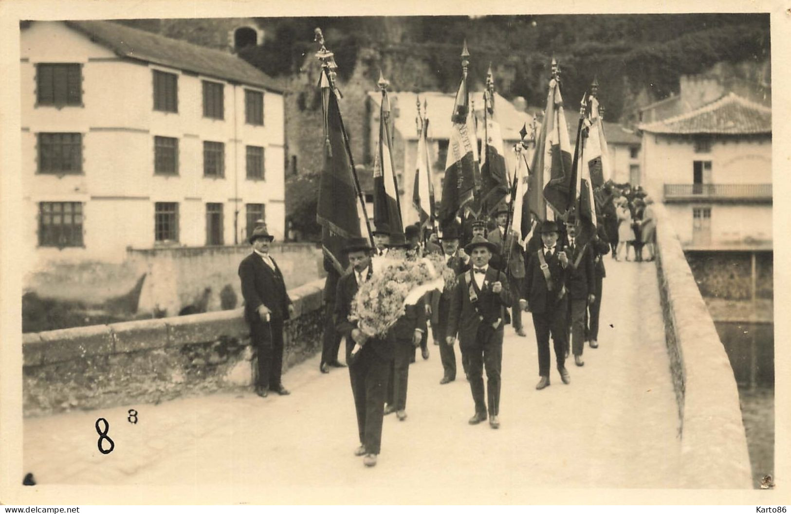 Clisson * RARE 23 Cartes Photos * Sapeurs Pompiers , Sociétés Gymnastique , Cérémonie , Religieux Mort , Discours - Clisson