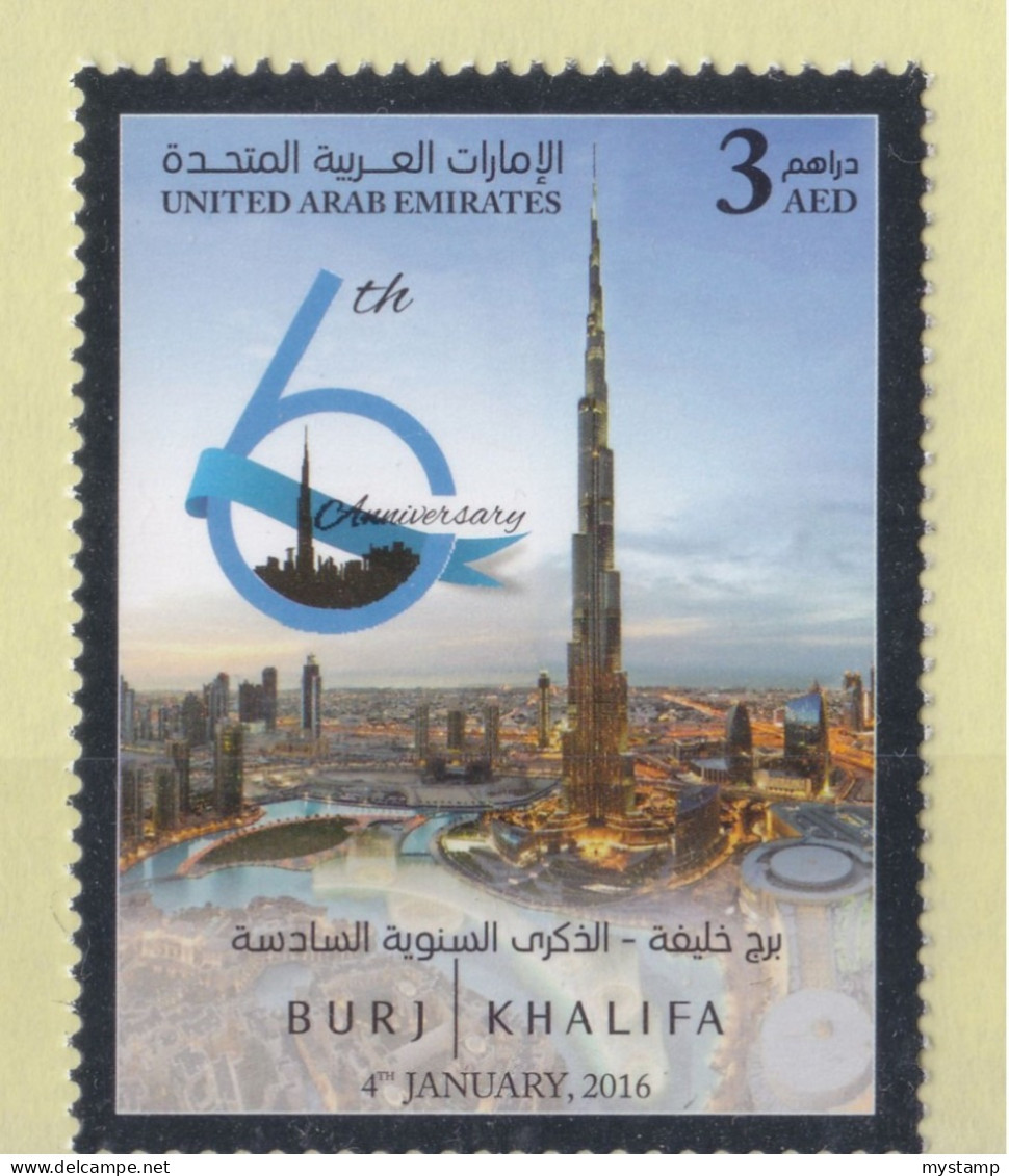 UAE BURJ KHALIA    SET  MINT NEVER HINGED - Dubai