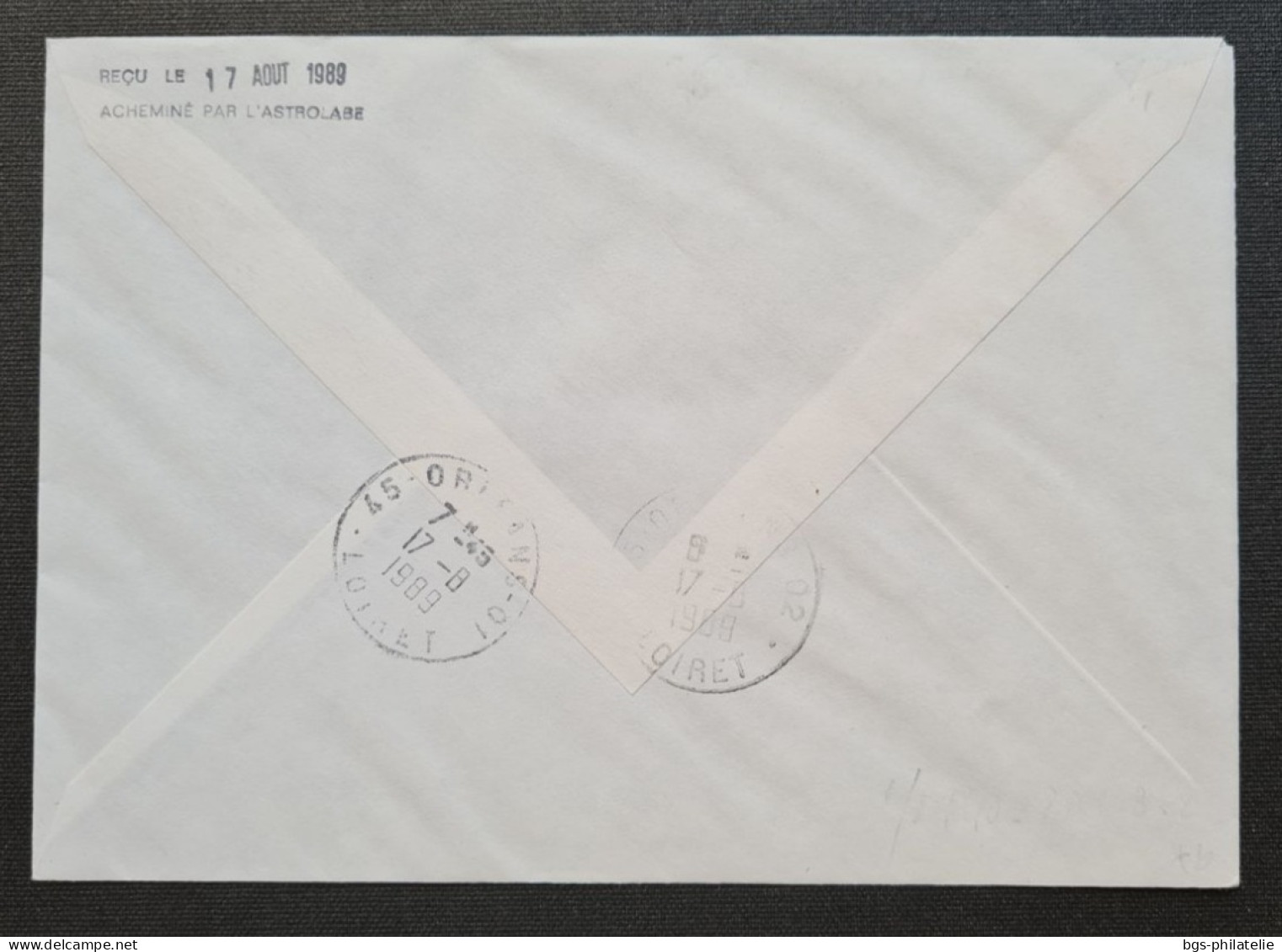 TAAF,  Timbres Numéros 140 Et PA 100 × 2 Oblitérés De Kerguelen Le 21/6/1989. - Covers & Documents