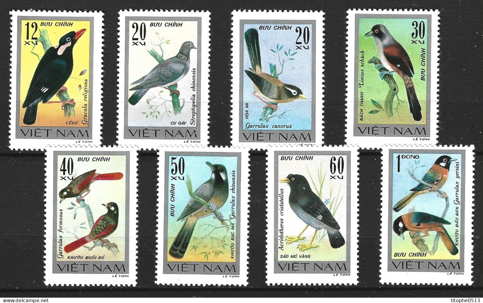 VIET NAM. N°84-91 De 1978. Oiseaux Chanteurs. - Songbirds & Tree Dwellers