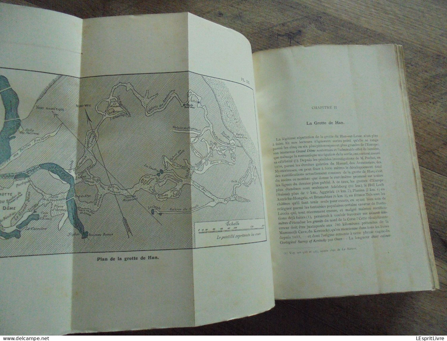 LES CAVERNES ET RIVIERES SOUTERRAINES DE BELGIQUE 2 Tomes 1910 Régionalisme Spéléologie Grotte Caverne Rivière