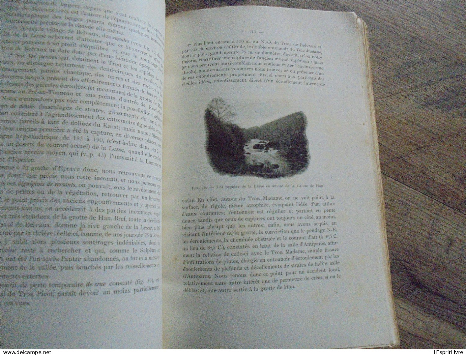 LES CAVERNES ET RIVIERES SOUTERRAINES DE BELGIQUE 2 Tomes 1910 Régionalisme Spéléologie Grotte Caverne Rivière