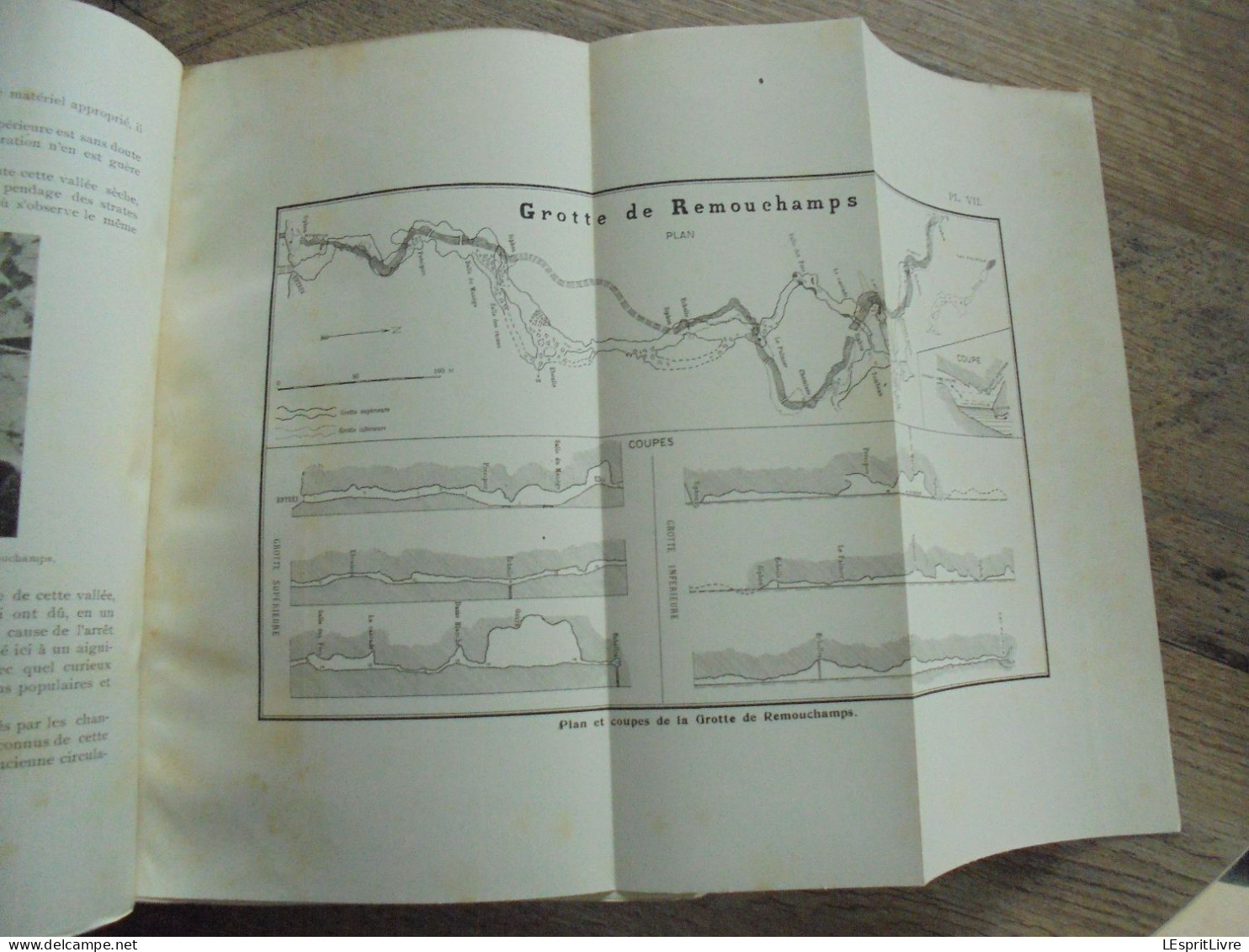 LES CAVERNES ET RIVIERES SOUTERRAINES DE BELGIQUE 2 Tomes 1910 Régionalisme Spéléologie Grotte Caverne Rivière